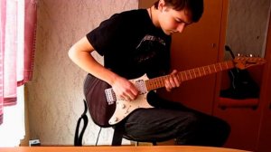 Metallica - Enter Sandman guitar cover (with solo) HD
