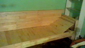 Диван из обрезков вагонки своими руками.