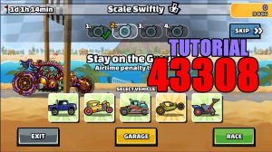 💯⚡ 43308 Tutorial (Scale Swiftly) - Hill Climb Racing 2