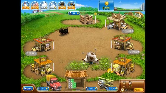 Веселая ферма 2 , 61 уровень (Масляная 2) смотреть онлайн