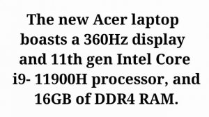 Acer Predator Helios 300 Gaming Laptop With 360Hz Display, 16GB RAM Launched: Price In India, Feat.