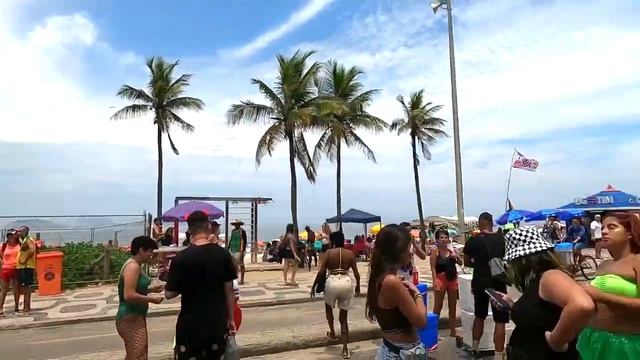 Carnival 2020 in Ipanema Beach, Rio de Janeiro, Brazil смотреть онлайн