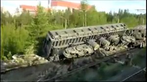 УЖДТ. Красивый сход думпкаров на ККД