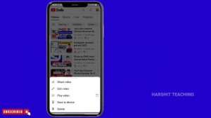 how to change thumbnail of video | video ka thumbnail change kaise karen | By Harshit Roy