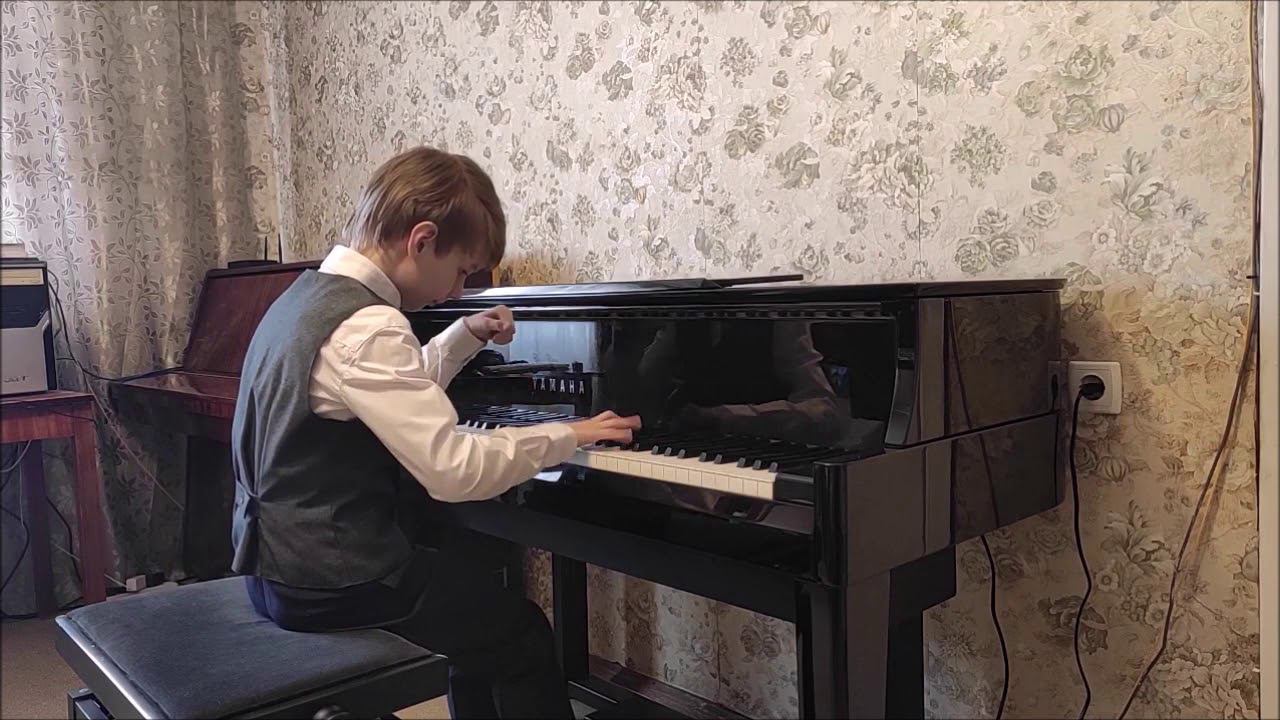 Захар Внутских, Zakhar Vnutskikh, 10 лет, Й. Гайдн - соната F dur, 1 часть, Hob XVI 23 смотреть онлайн