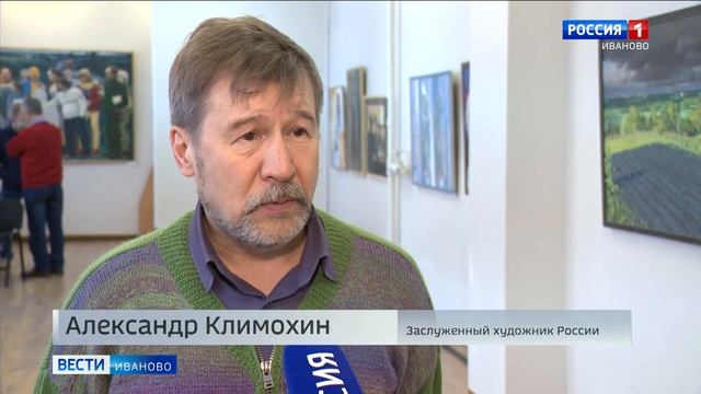 В малом зале Дома художника открылась персональная выставка Владимира Нуждина