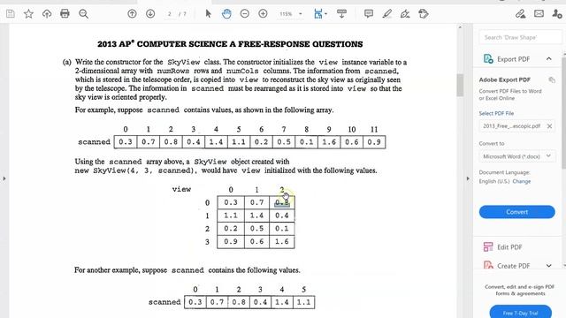 C++ - Lesson #41 - 2013 APCSA Skyview Demo смотреть онлайн