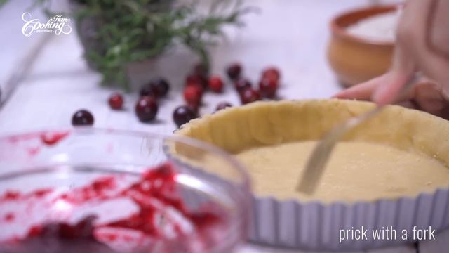 Cranberry White Chocolate Tart - The Best Christmas Cranberry Tart ever смотреть онлайн