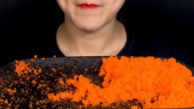 ORANGE TOBIKO EGGS [ FLYING FISH ROE ] MUKBANG [ ASMR ]오렌지 날치알 먹방 EATING SOUNDS | NO Talking смотреть онлайн
