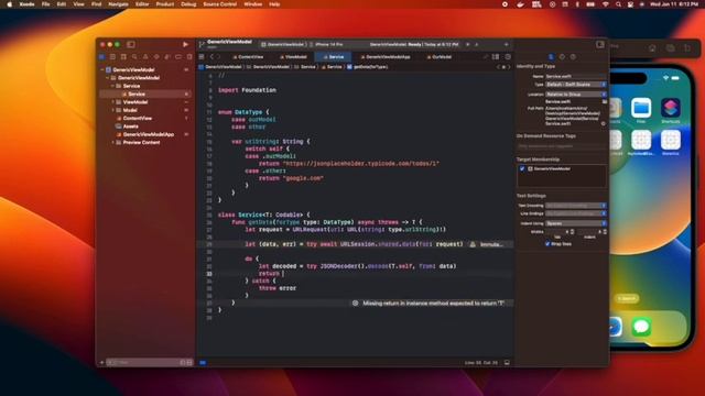 Generics in Swift with View Model Example