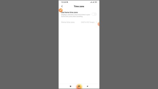 Krasnoyarsk country calendar time zone setting on Xiaomi