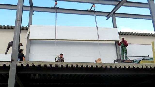 Устройство для монтажа сэндвич-панелей без использования крана смотреть онлайн