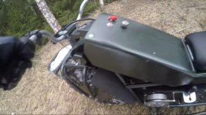 Мотовездеход Сибирь 2*2. Первый выезд. Запекание сибаса.