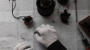 Замена щеток двигателя печки ваз 2110