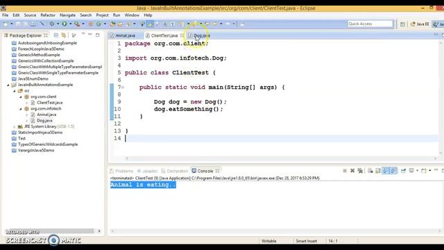 @Override built-in annotation in JAVA 5 feature смотреть онлайн