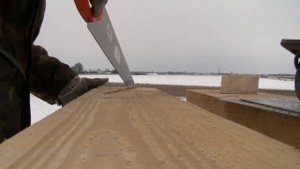 Сращиваем брус конькового прогона. Хочу попробовать своими руками.