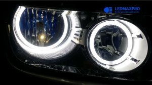 Установка ангельских глазок на Renault Duster