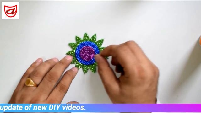 DIY : Paper Craft Ideas - Paper flower Wall Hanging | Easy Room decorating craft - artsNcraft смотреть онлайн