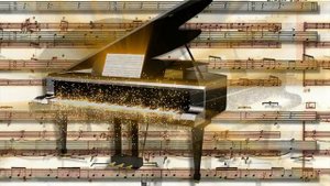 Футаж ноты музыка \ The footage notes the music МУЗЫКАЛЬНЫЙ ФОН 4