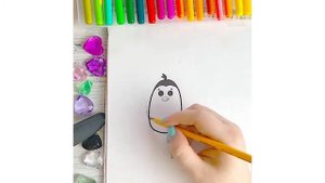 Как нарисовать Пингвина из Адопт Ми Роблокс Петы в Адопт Ми Роблокс