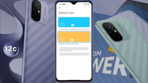 Redmi 12C: How to Change 60/120Hz Refresh Rate | Redmi 12C me Display Refresh Rate Set Kaise Kare