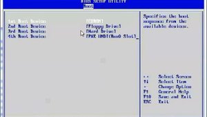 Настройка загрузки в BIOS