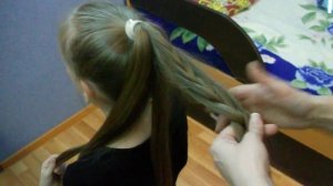 Плетение кос Причёска из хвоста