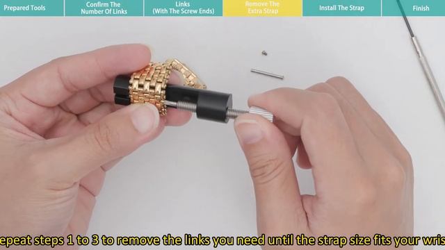 How to adjust the bracelet length- BERNY women's gold watch 2166L - 2023 New instruction video
