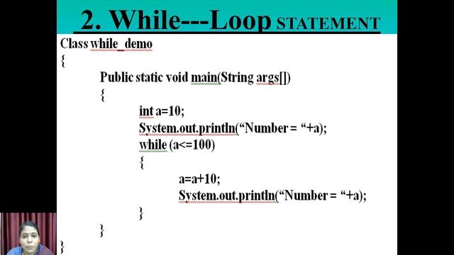 While Loop | Looping | Java Programming | V.H.N.S.N.College (Autonomous) смотреть онлайн