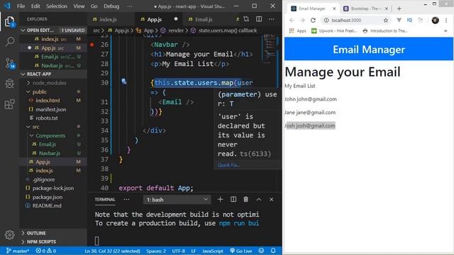 React JS Crash Course