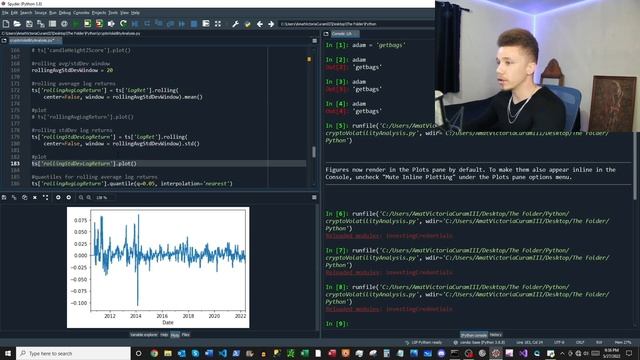 Crypto Volatility Indicators - Technical Analysis In Python Tutorial смотреть онлайн