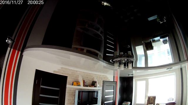 Двух ярусный натяжной потолок(черный с белым) смотреть онлайн