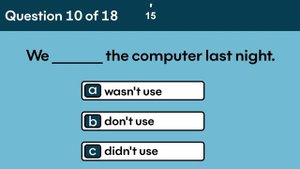 Past Simple | Grammar test