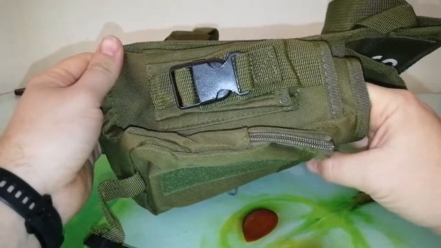 ТАКТИЧЕСКАЯ НАБЕДРЕННАЯ СУМКА С ALLIEXPRESS. Распаковка и обзор смотреть онлайн