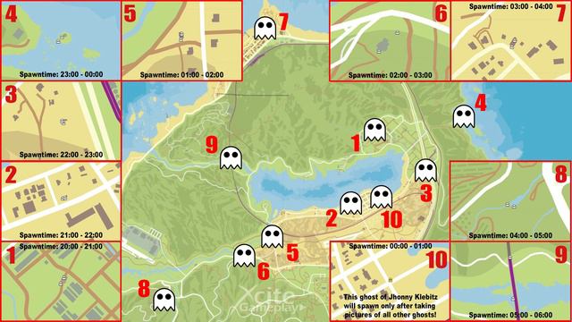 Ghost Hunting Guide *In Order of Spawn Times* Halloween 2023 | GTA 5 Online
