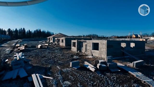 Строительство 3х коттеджей по проекту Номер 15 в Абрамцево смотреть онлайн