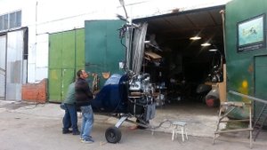 electro pre-rotator rotor of a gyroplane 6 kW/электрораскрутка ротора автожира 6 кВт