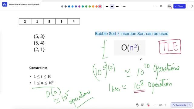 New Year Chaos HackerRank Solution | New Year Chaos | C++ | Solution | Oracle OCI Coding Interview