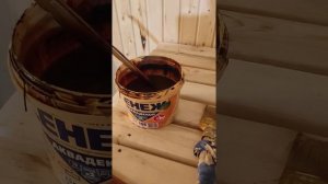 Как правильно наносить краску на древесину?!