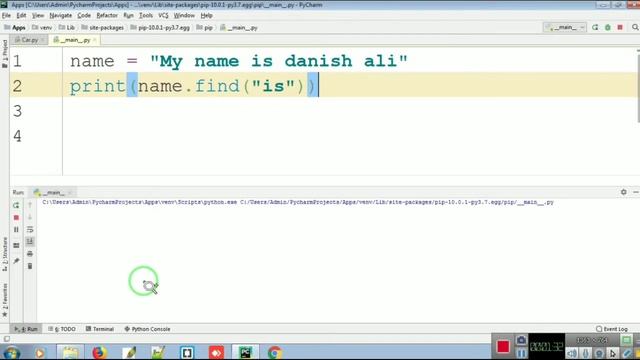 How to Use Find () Method In Python | Python Full Course In Hindi & Urdu | Python Tutorial #22 |