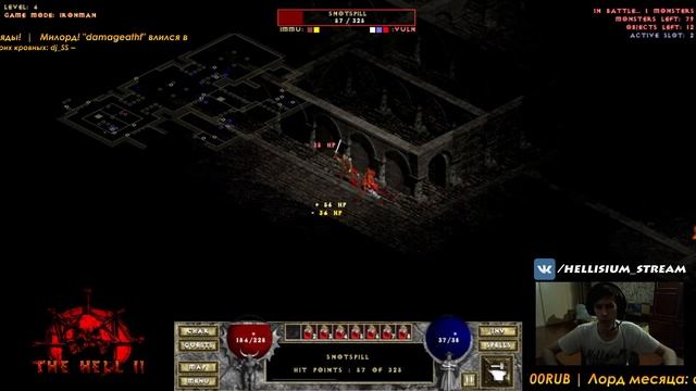 [RUS] Diablo: The Hell 2 (MOD) — Играем, тренируемся. смотреть онлайн