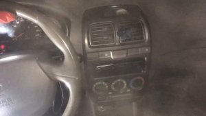 Пробит радиатор печки на автомобиле Hyundai Accent