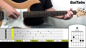 How to play LOVE HURTS 💔 - Nazareth / Guitar Lesson 🎸 / GuiTabs N°172