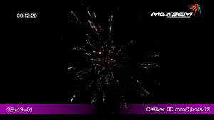 Батарея салютов Maxsem, 1,2"-19 залпов, HAPPY, SB-19-01