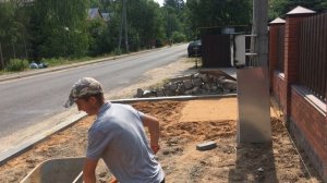 100 квадратов ПЛИТКИ за 10 дней ОДИН | Пошагово от снятия грунта до укладки | Paving tile laying ?