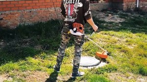 Обзор Российской мотокосы UFO сделаной в России по передовым технологиям