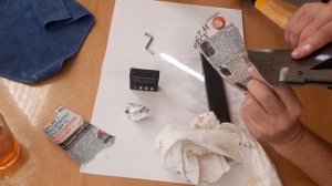 Заточка топора с помощью приспособления Костыль.