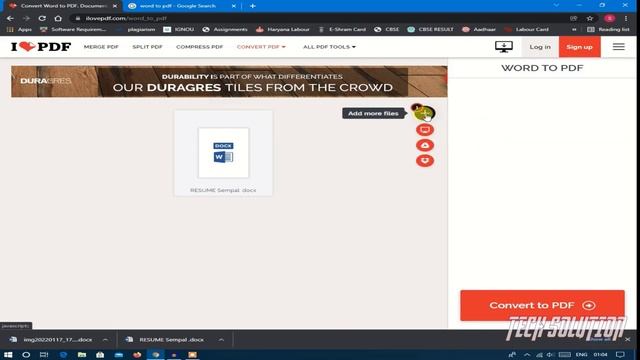 Convert Word To PDF File | Word To PDF | Doc To PDF | I love pdf смотреть онлайн