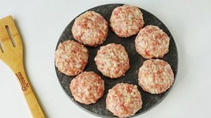 Тефтели с рисом без подливы