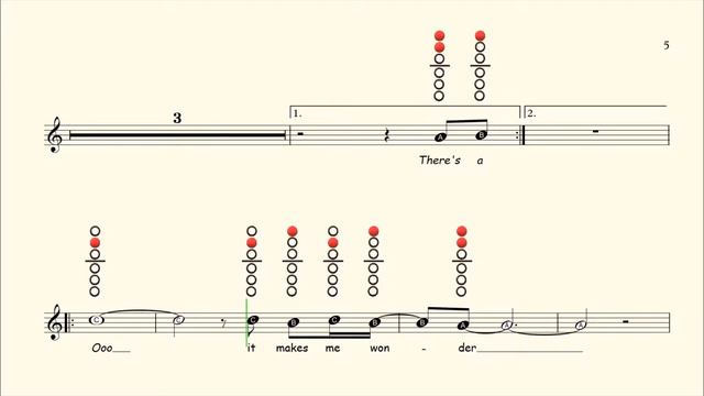 How to play Stairway to Heaven on Alto Saxophone | Sheet Music with Tab смотреть онлайн